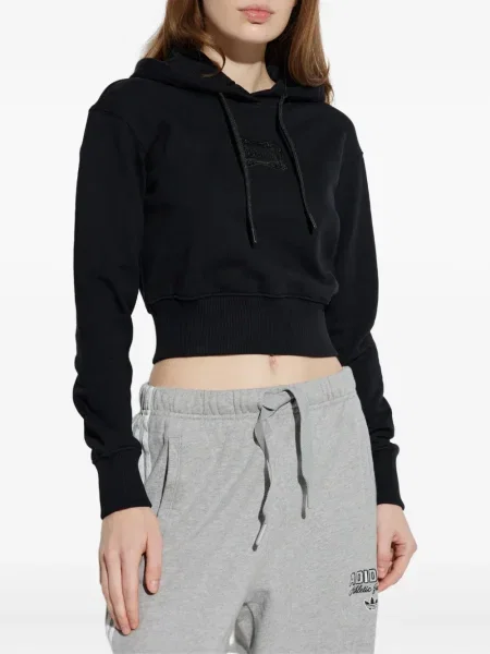 Mikina s kapucí Versace Jeans Couture černá
