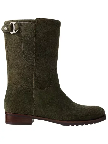 Kozaki Ralph Lauren zamszowe zielone