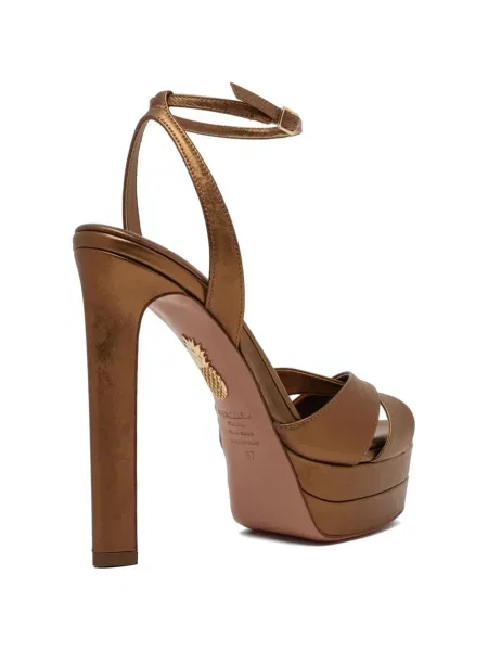 Sandale Aquazzura cu platformă maro