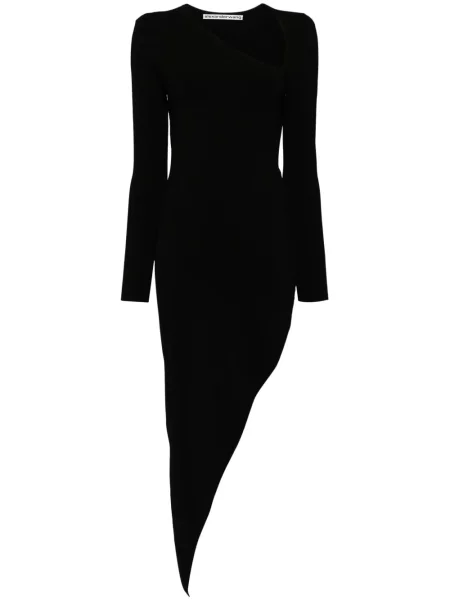 Fustă midi Alexander Wang până la genunchi negru