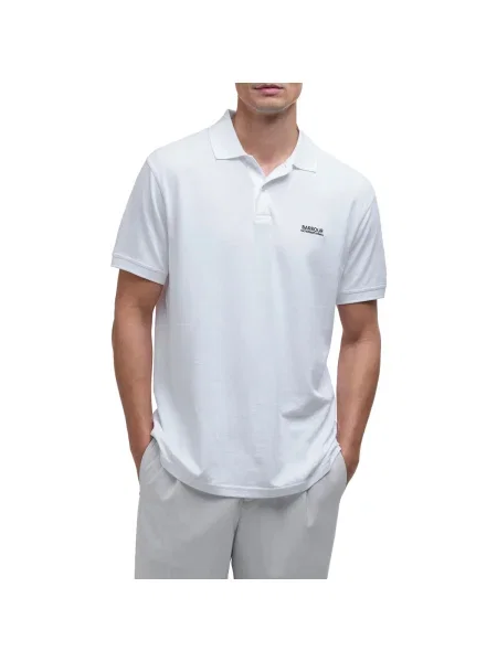 Polo Barbour alb