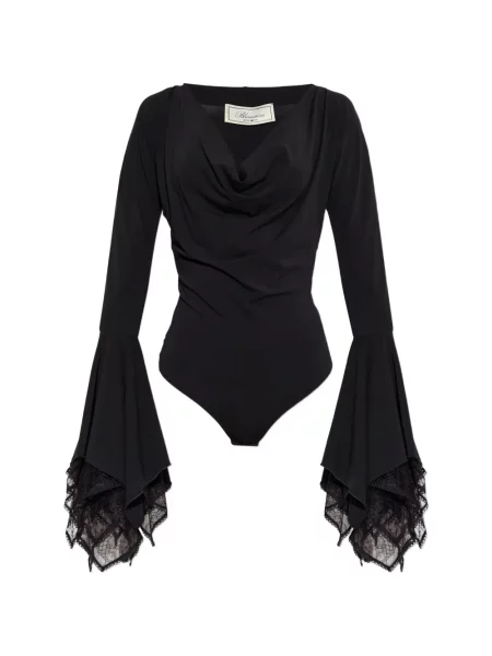 Body Blumarine din dantelă negru