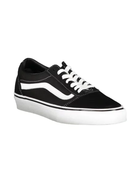 Lniane sneakersy Vans czarne