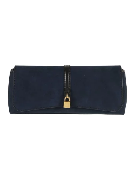 Torebka Stella Mccartney zamszowa niebieska