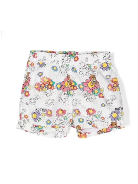 Szorty dziecięce Moschino białe