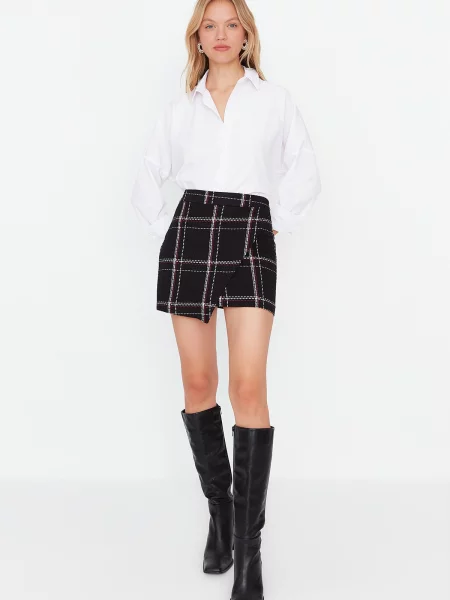 Fusta mini Trendyol negru