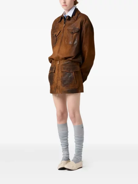 Fusta mini Miu Miu maro
