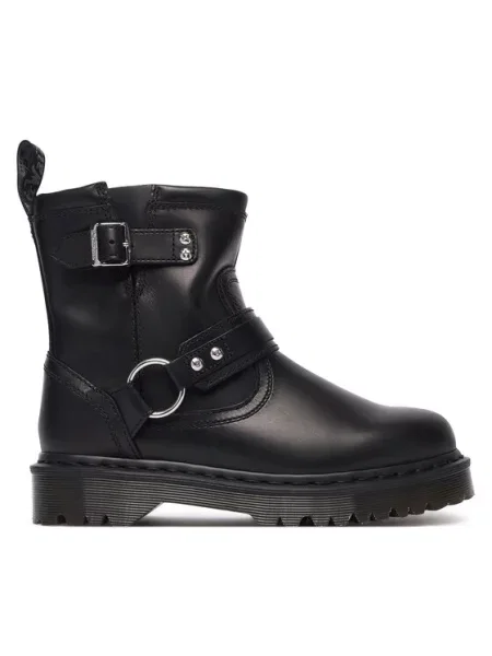 Dr. Martens Μποτάκια Anistone HRNS Black Orleans μαύρο