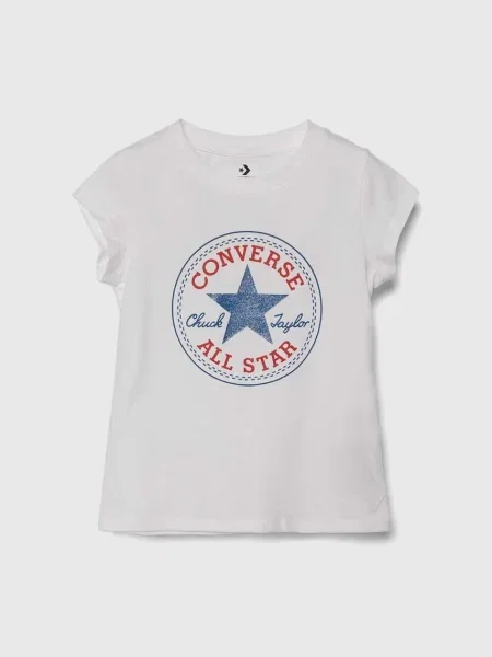 Converse tričko bílé