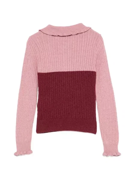 Sweter dziecięcy Mi Mi Sol różowy