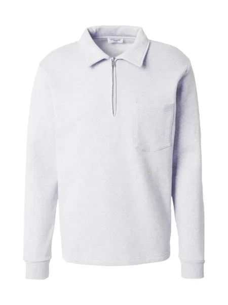 ABOUT YOU x Kevin Trapp Mikina Yassin melírovaná sivá