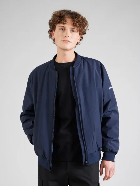 Champion Geacă bomber Bleumarin alb