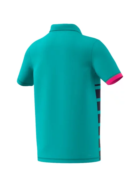 Koszulka polo dziecięca Adidas niebieska