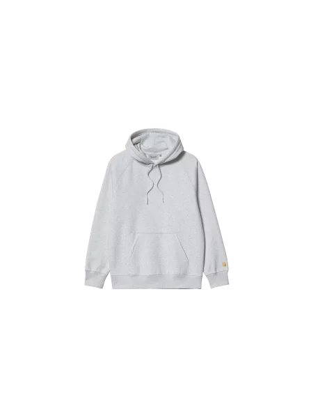Carhartt WIP Carhartt Hooded Chase Sweat Ash Heather Mężczyźni Bluzy i bluzy z kapturem Carhartt WIP Size: L fioletowy