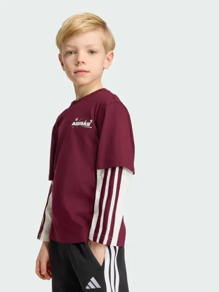 Лонгслив Adidas фиолетовый