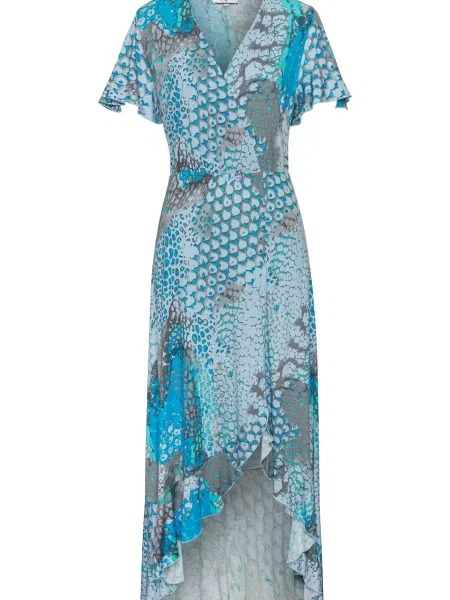 BUFFALO Rochie albastru gri