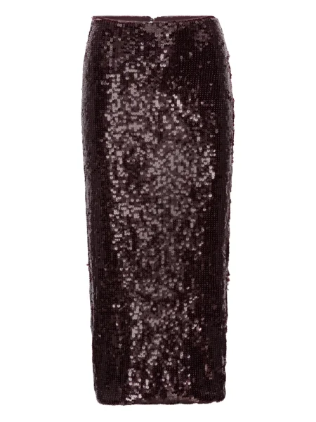 Spódnica Rotate Birger Christensen z cekinami czerwona