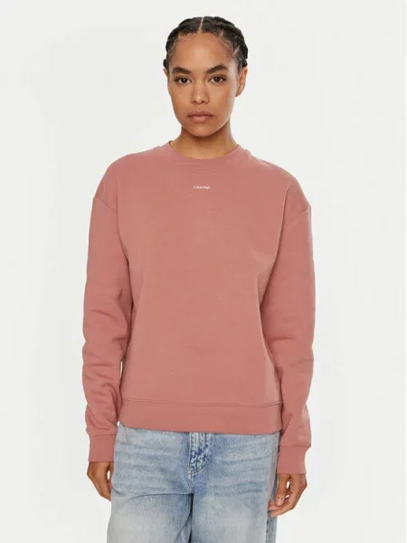 Calvin Klein Džemperis Nano Logo rožinė