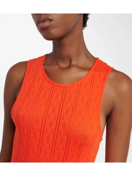 Rochie maxi Loewe din jerseu portocaliu
