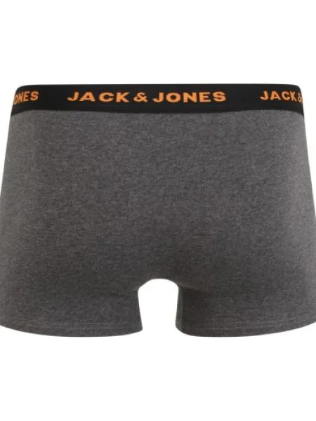 JACK & JONES Boxeri albastru marin / gri închis / roșu carmin negru