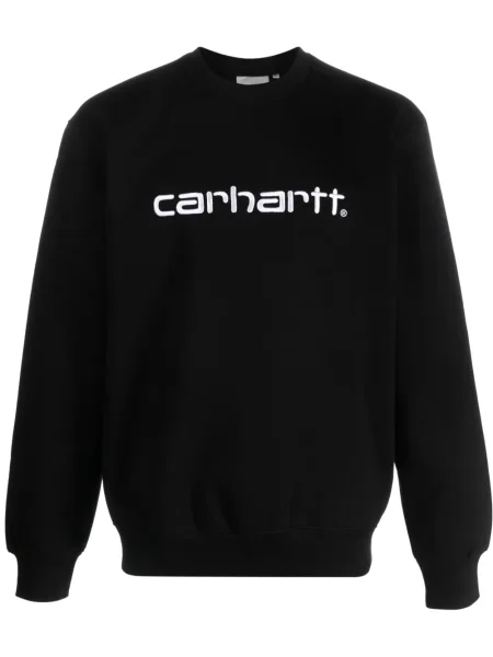 Hanorac crewneck Carhartt Wip cu broderie negru