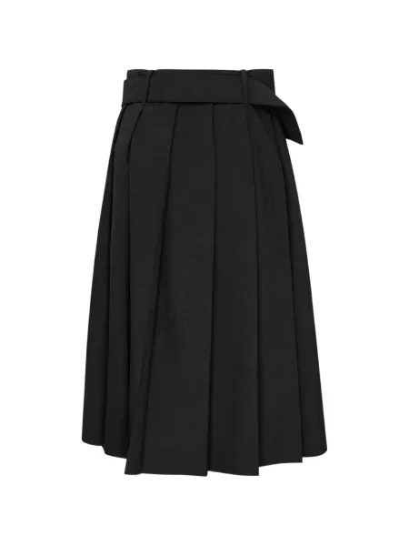 Opasan midi-suknja Msgm crna