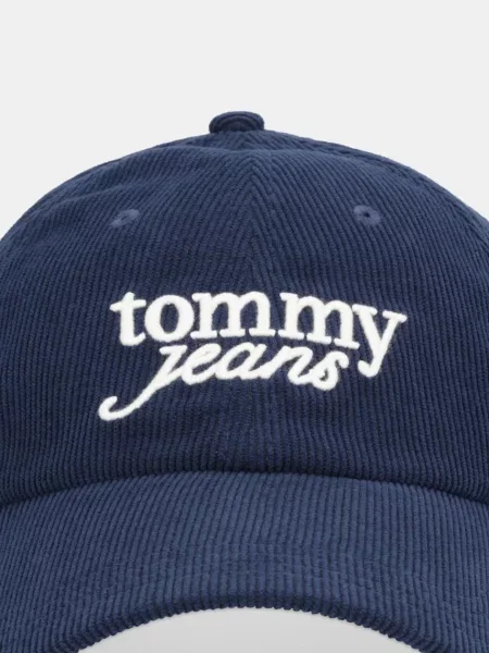 Tommy Jeans Šiltovka Script Tmavomodrá biela