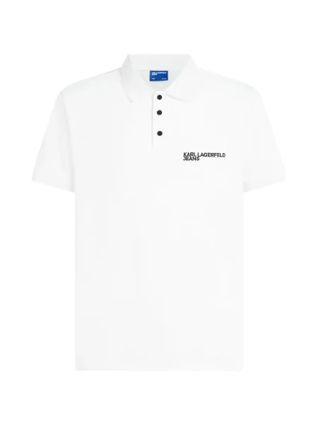 Polo Karl Lagerfeld Jeans alb