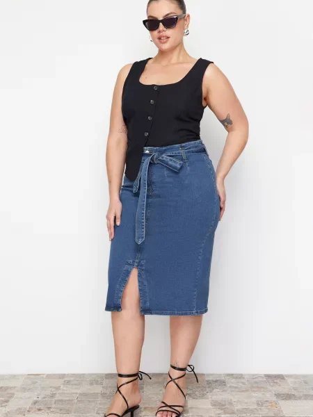 Blugi Trendyol albastru