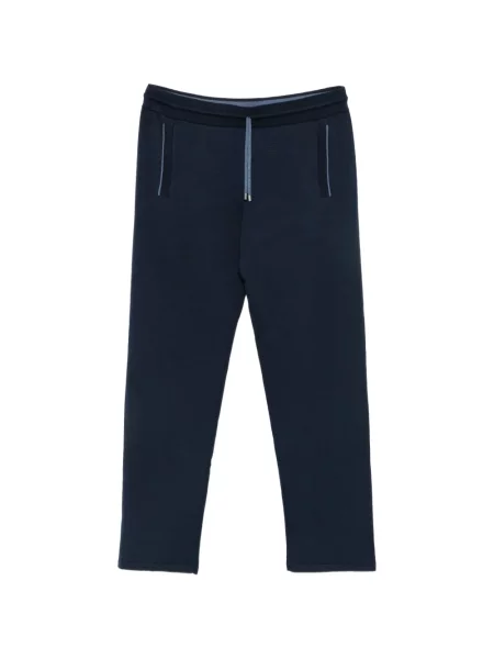 Pantaloni Cesare Attolini alergare cu cordon albastru