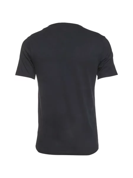 Tricou Boss cu broderie albastru