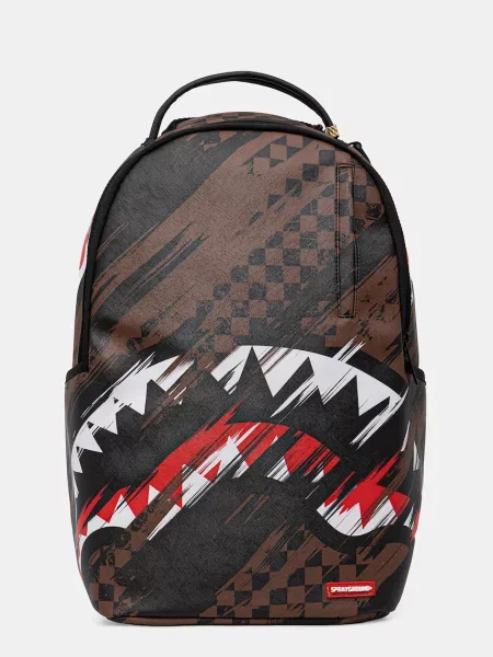 Sprayground rucsac pentru femei cu imitație de piele maro