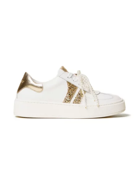 Sneakersy dziecięce Twinset białe
