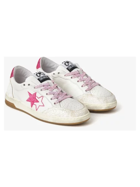 Sneakersy 2star skórzane białe