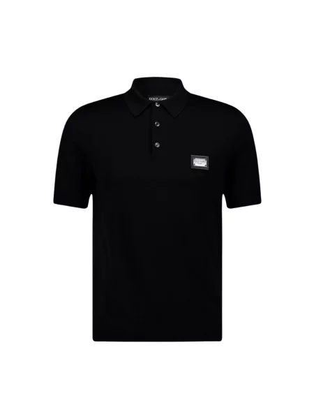 Koszulka polo Dolce And Gabbana czarna