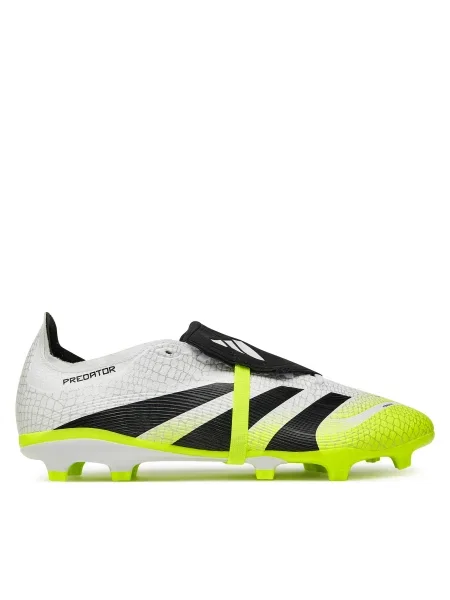 Ghete pentru fotbal adidas Predator League Fold-Over Tongue alb