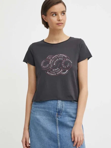 Tričko Pepe Jeans KENNA šedá