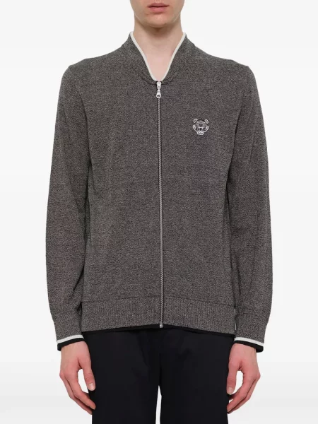 Cardigan Kenzo cu dungi de tigru gri