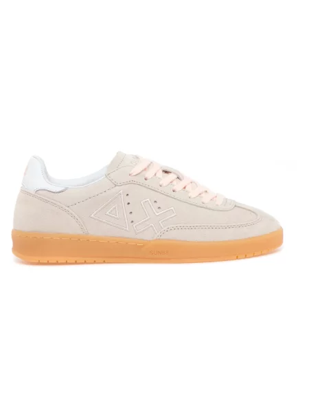 Sneakersy Sun68 zamszowe beżowe