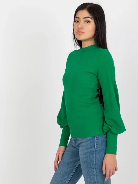 Bluză Fashionhunters verde