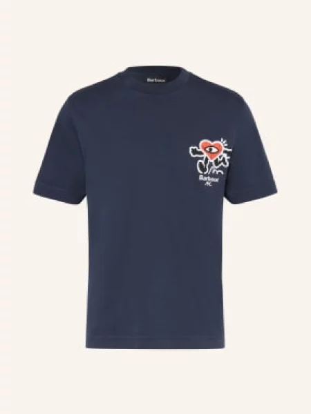 Barbour Tričko Mul Camping tmavě modrá