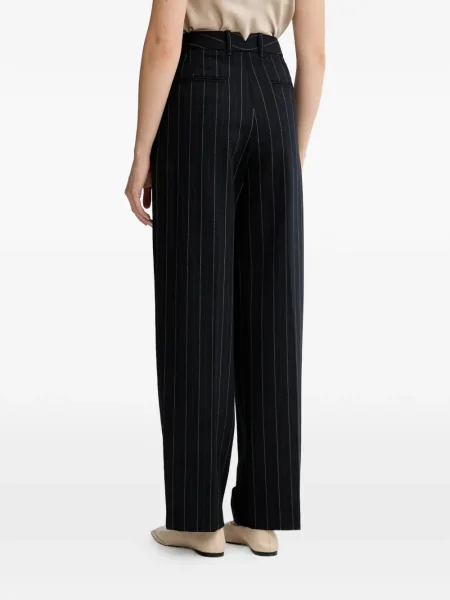 Pantaloni Rag & Bone cu dungi negru