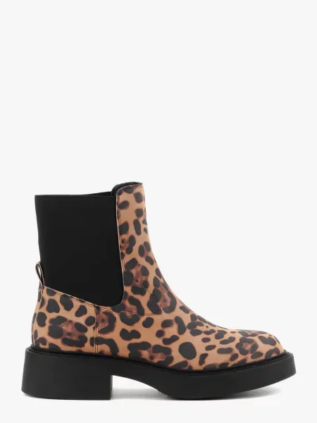 Ботинки челси Leberdes из нубука коричневые