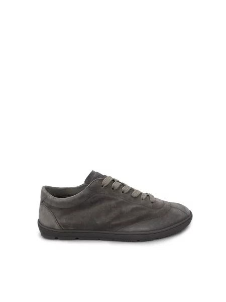 Sneakersy Brunello Cucinelli zamszowe szare