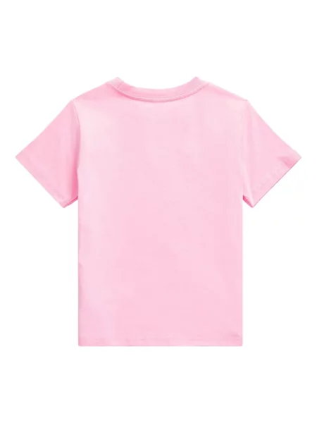 Koszulka polo dziecięca Polo Ralph Lauren różowa