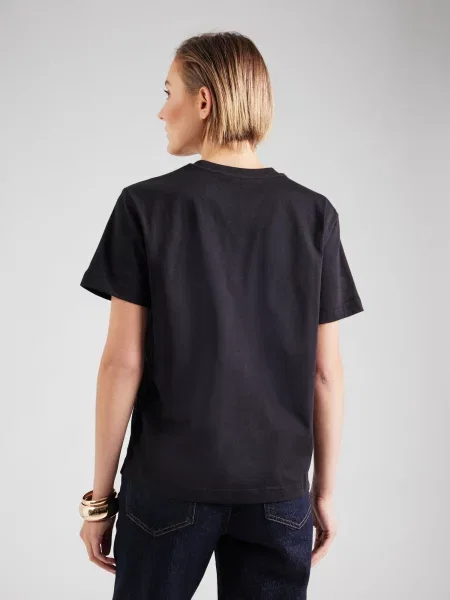 Calvin Klein Jeans Tricou CLASSIC / alb negru