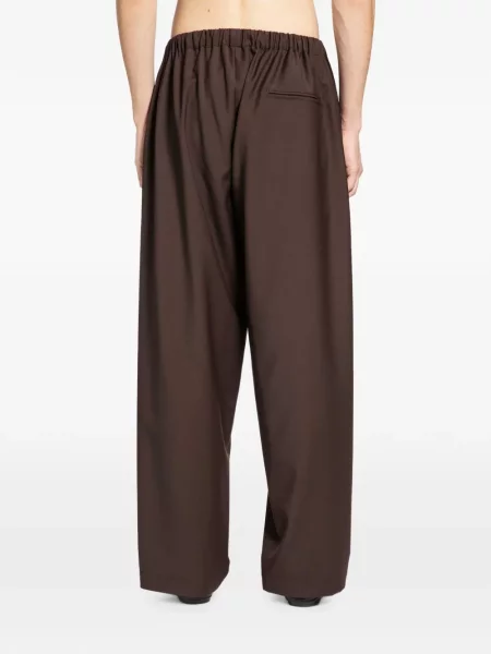 Pantaloni Rose Burrito de lână cu cordon roz