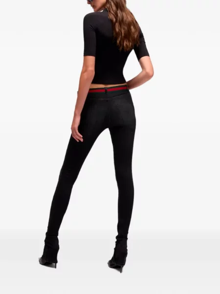 Scurt tricou polo Gucci negru