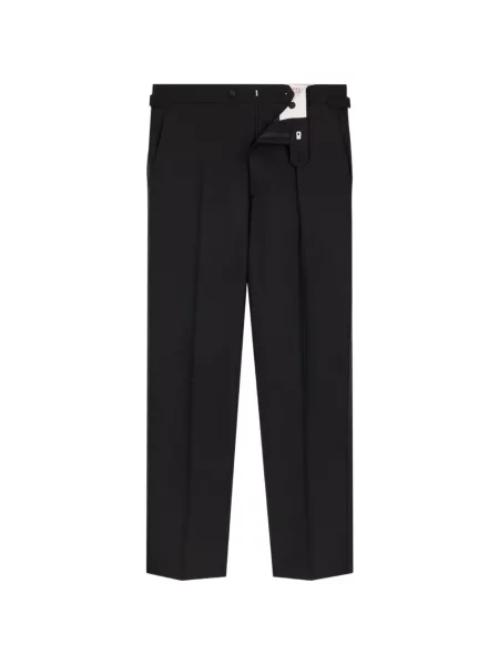 Pantaloni Fursac din satin negru
