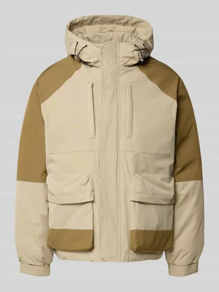 Kurtka z kapturem model ‘Lao’ Woodbird khaki